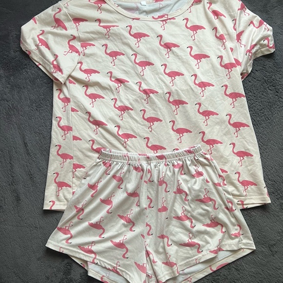 Matching flamingo pj set - Picture 1 of 1